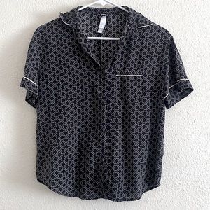 Stars Above • Black, White, & Pink Sleep Shirt 💞